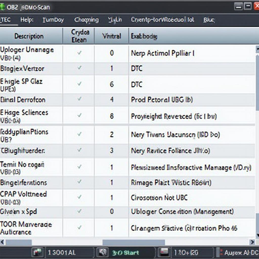 Autoscan OBD2 Software Results