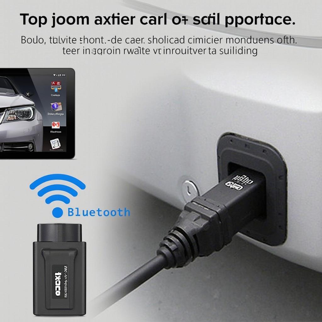 BAFX OBD2 Adapter with Bluetooth Connectivity