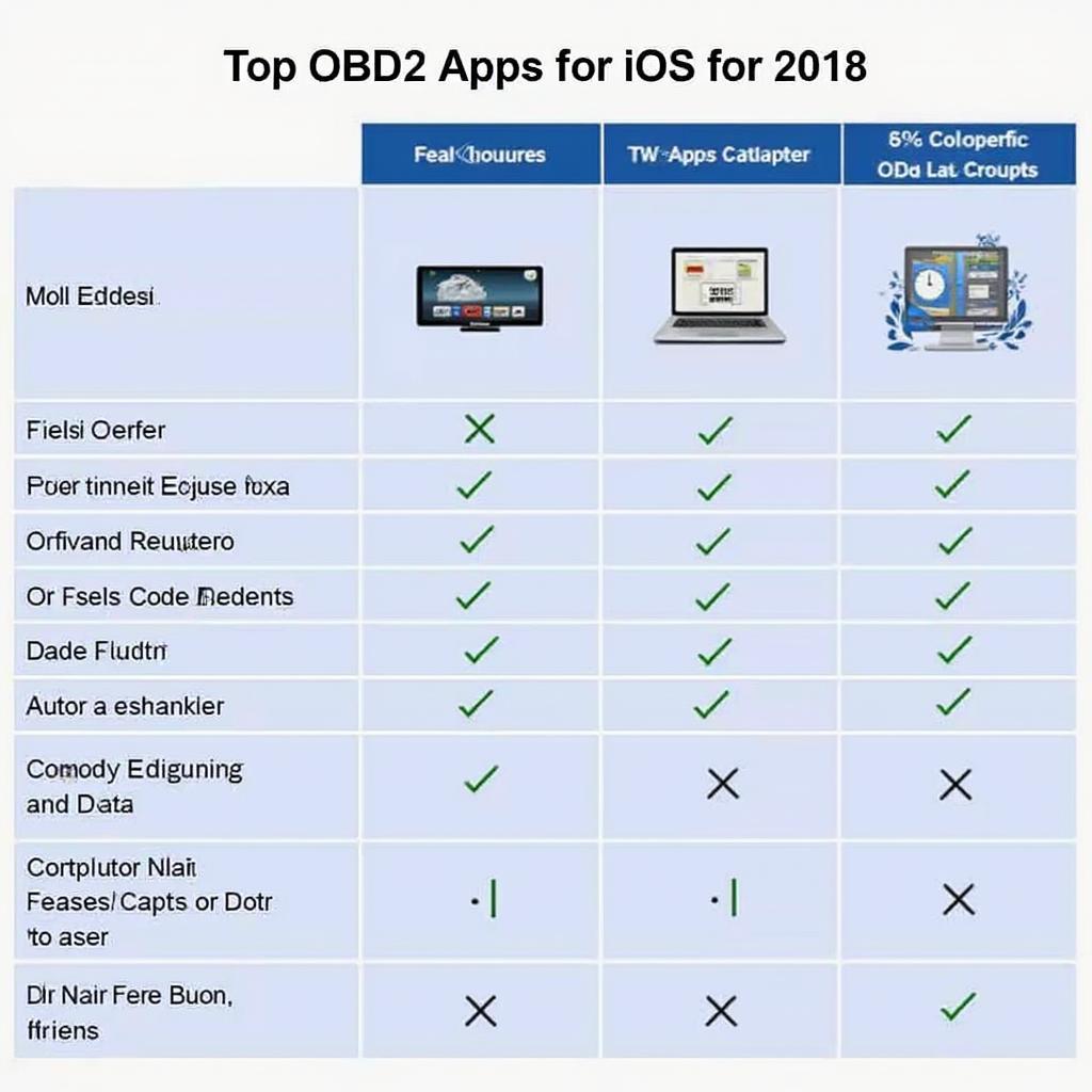 Best OBD2 App iOS 2018 Comparison Table