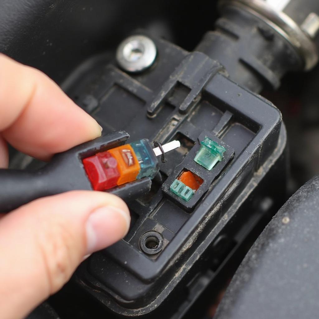 Replacing a Blown OBD2 Fuse in a 1998 GMC 2500 Classic