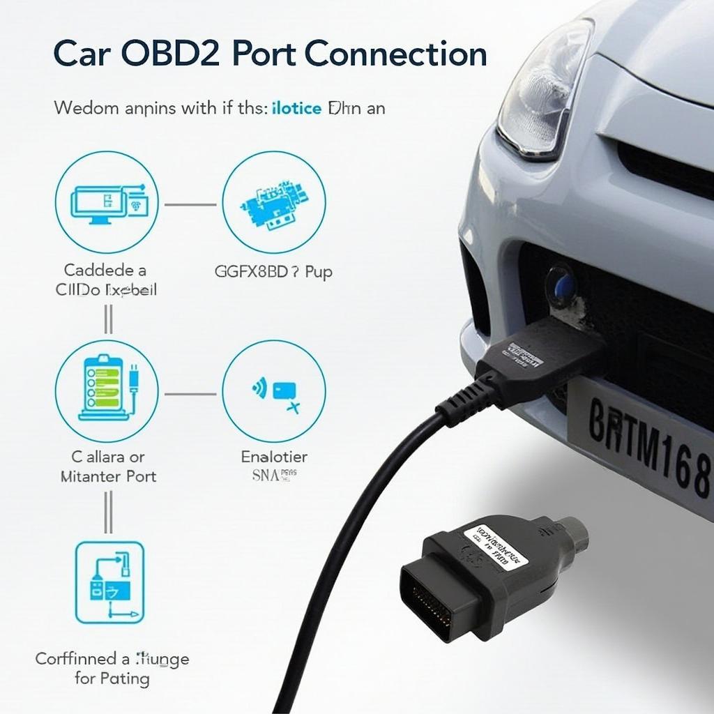 BlueDriver Connected to Car OBD2 Port