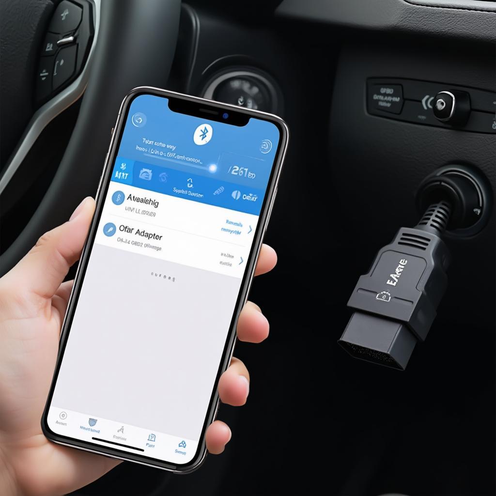 Pairing Bluetooth OBD2 Adapter with Smartphone