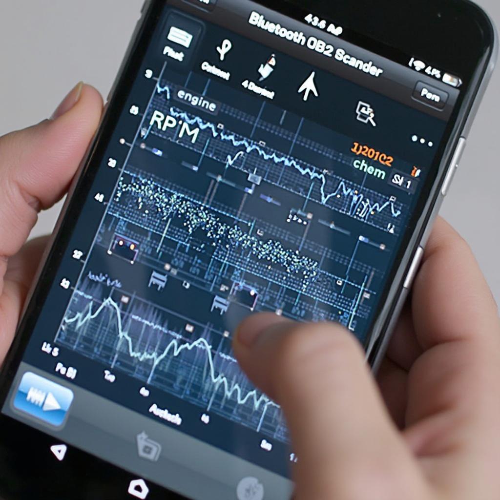 Bluetooth OBD2 Scanner App Interface