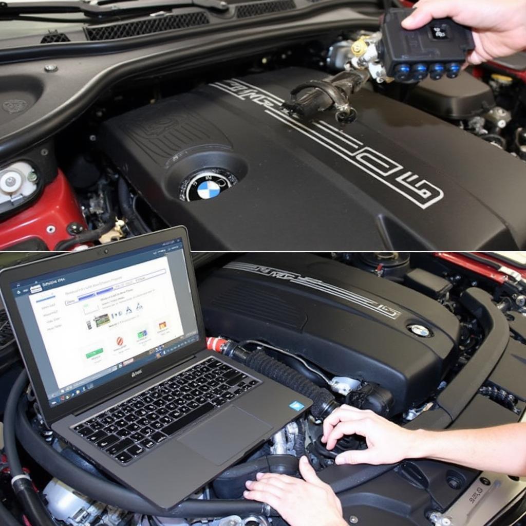 BMW 328d OBD2 Stage 2 Chip Installation Process