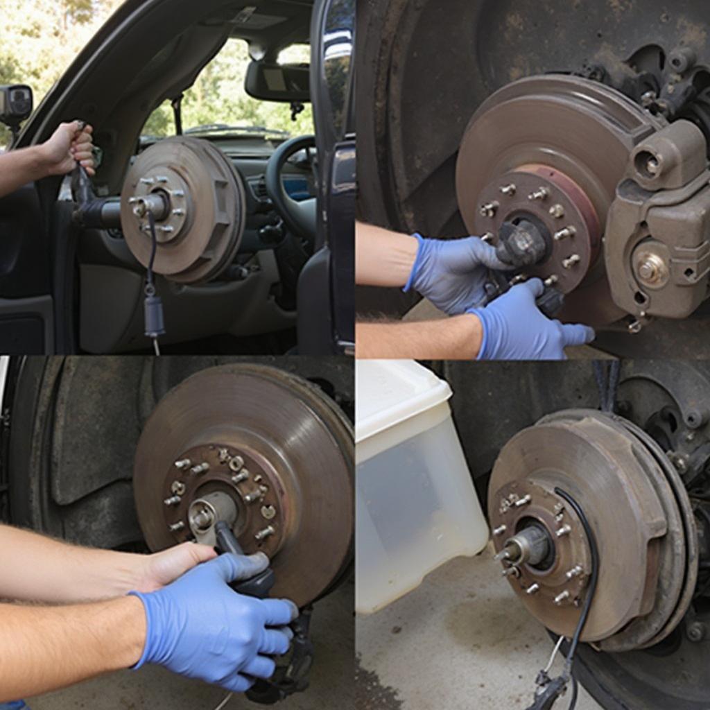 Two-Person Brake Bleeding Method on a BMW 328i