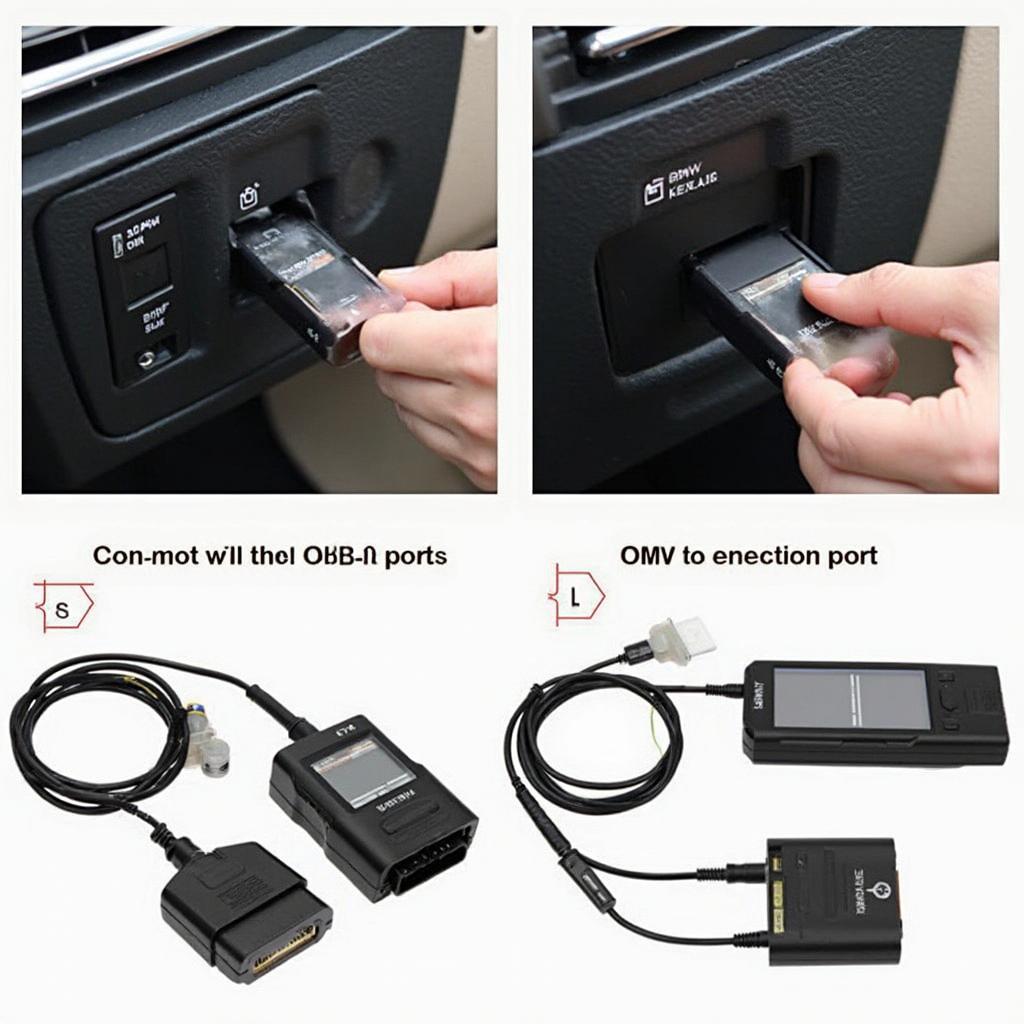 Connecting a BMW Keycoder OBD2 Tool to the OBD2 Port