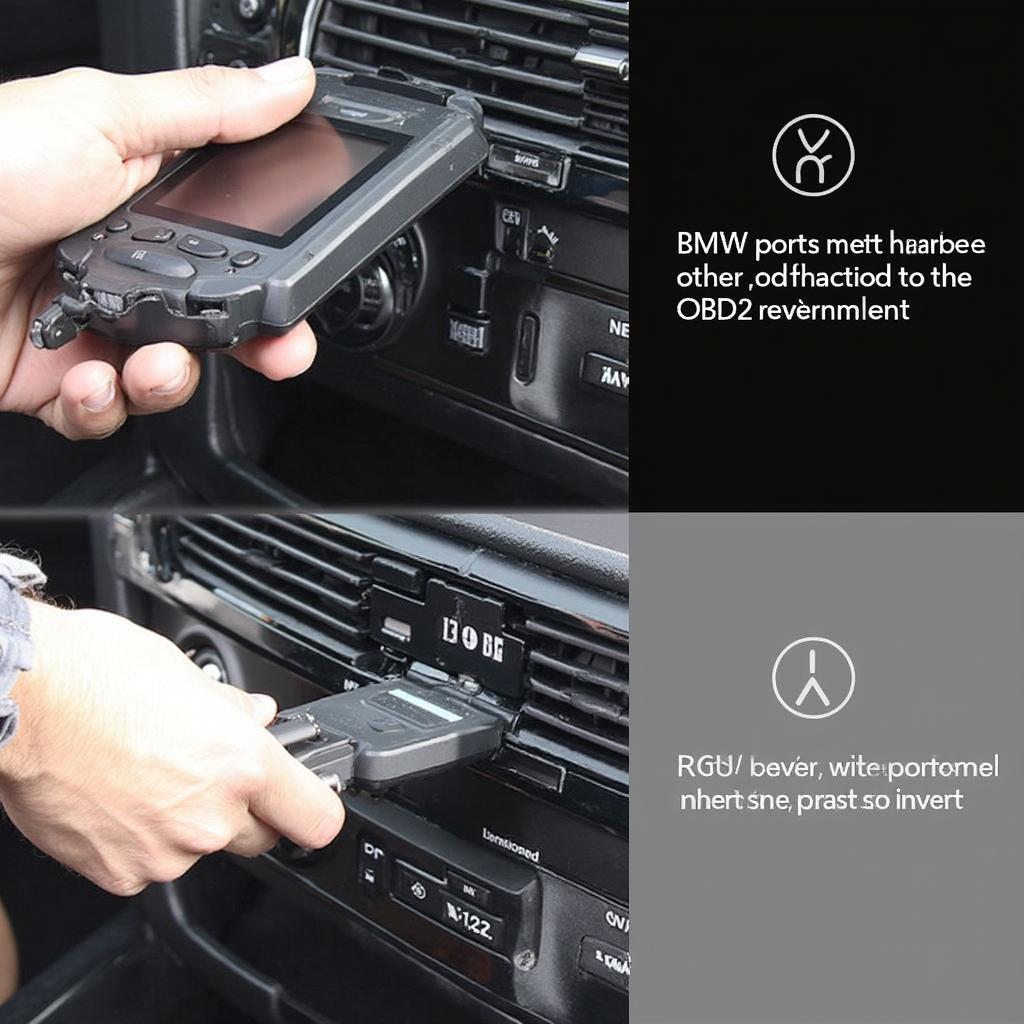 Connecting a BMW Multi Tool to the OBD2 Port