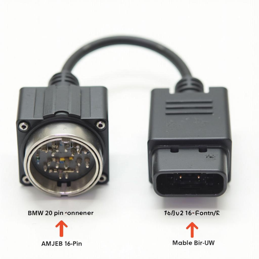 BMW Round to OBD2 Adapter