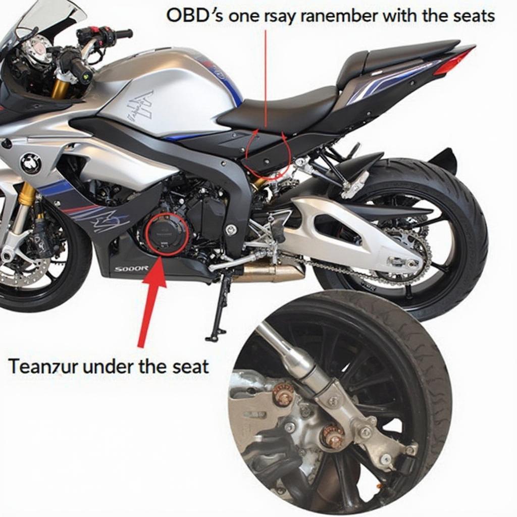 BMW S1000XR OBD2 Port Location