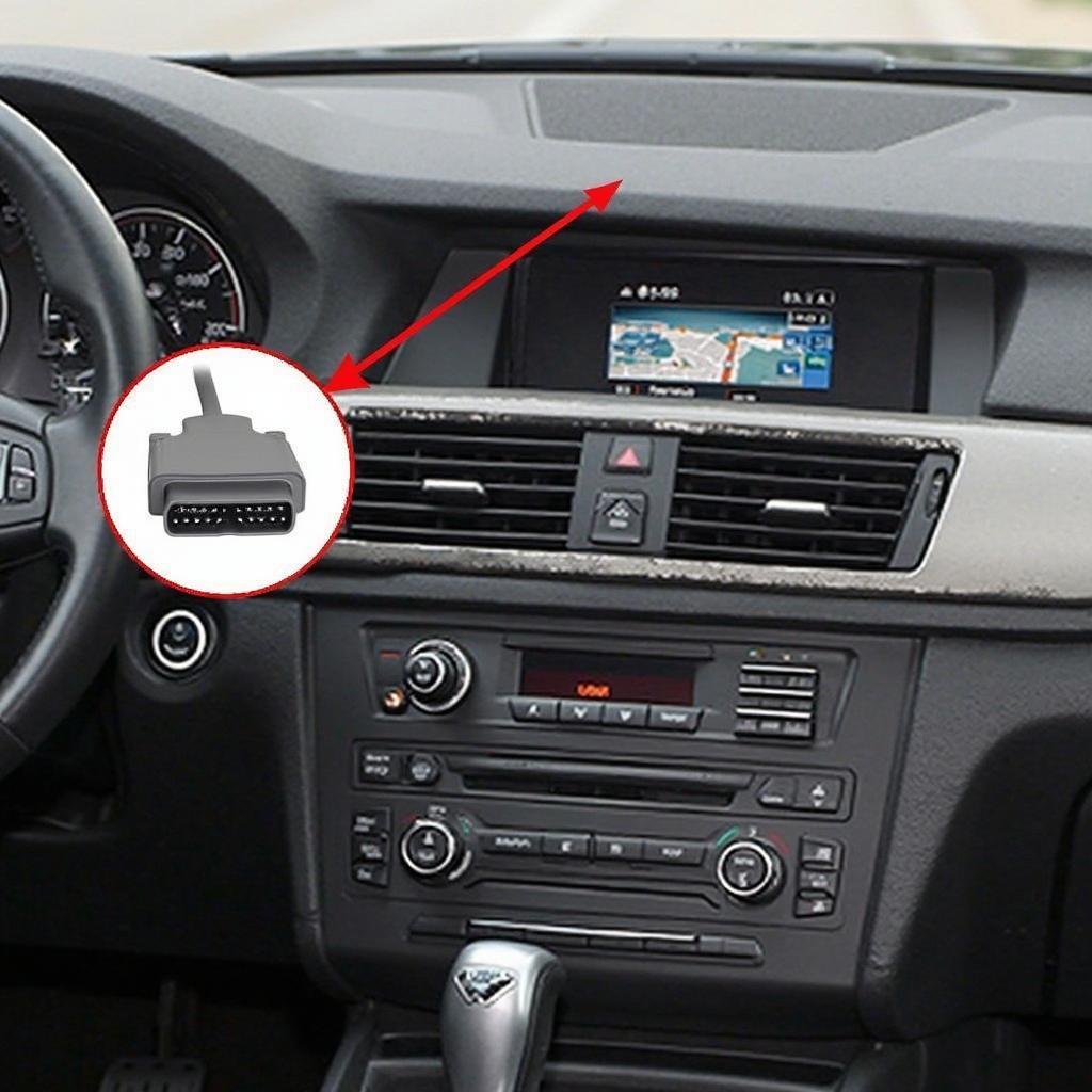 BMW X3 OBD2 Port Location