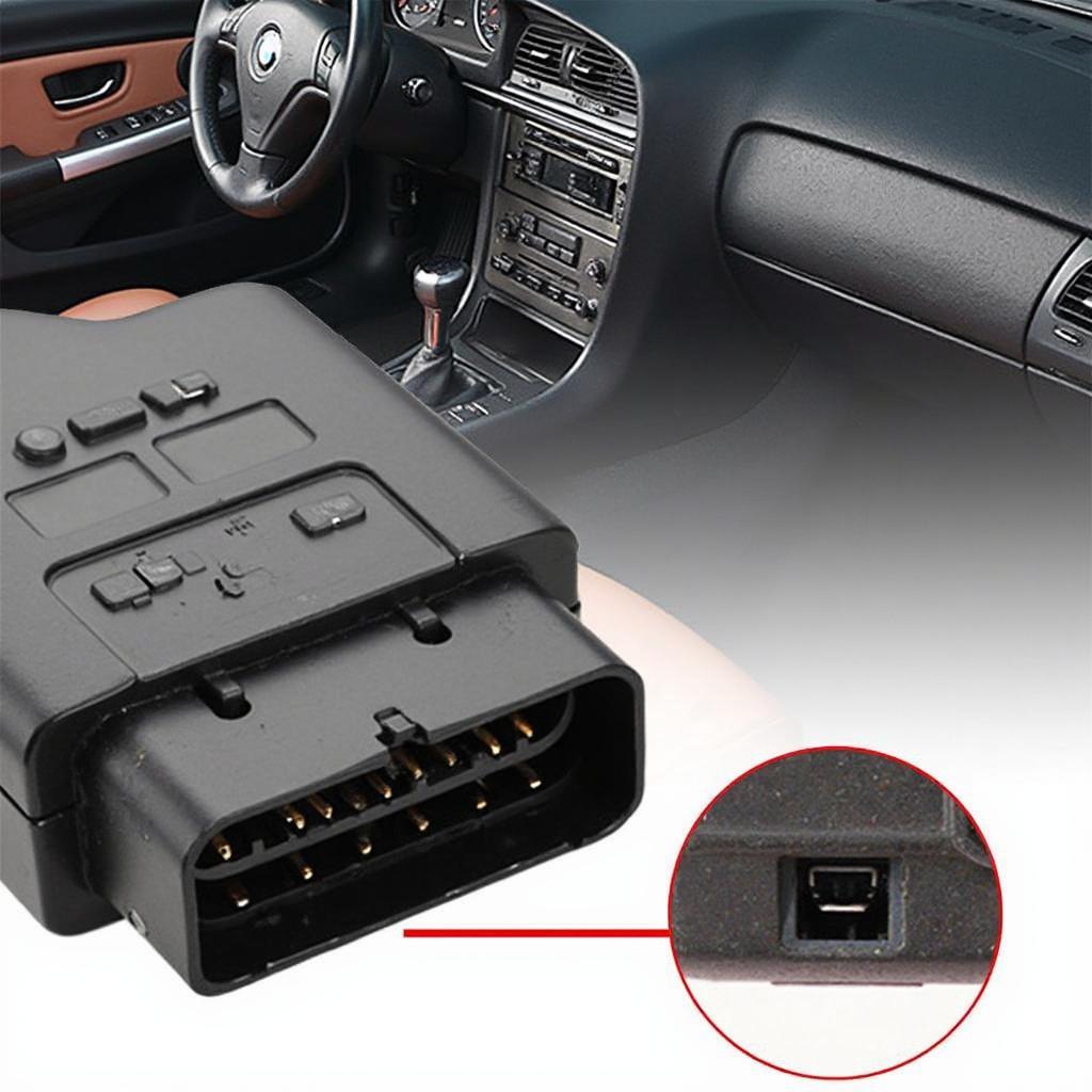 BMW Z3 2001 OBD2 Port Location