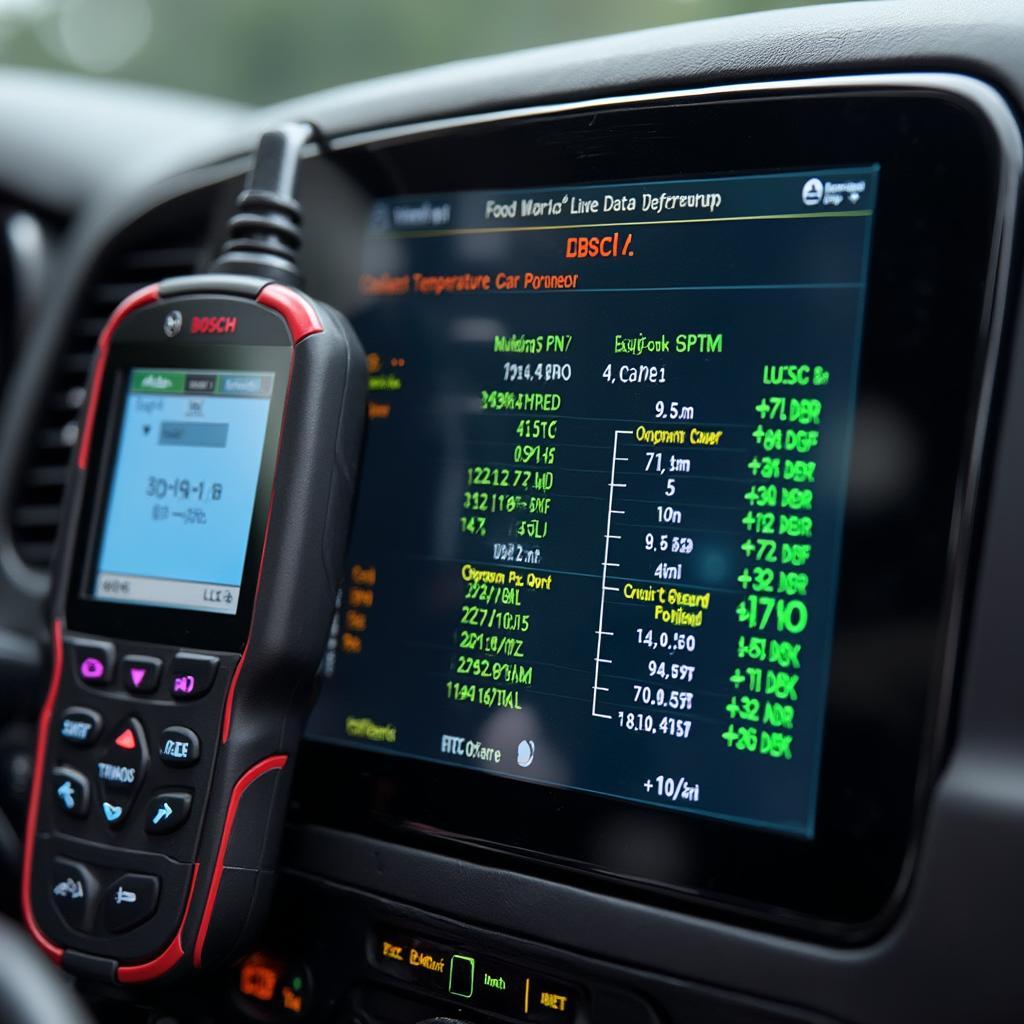 Bosch OBD2 Scanner Live Data Streaming