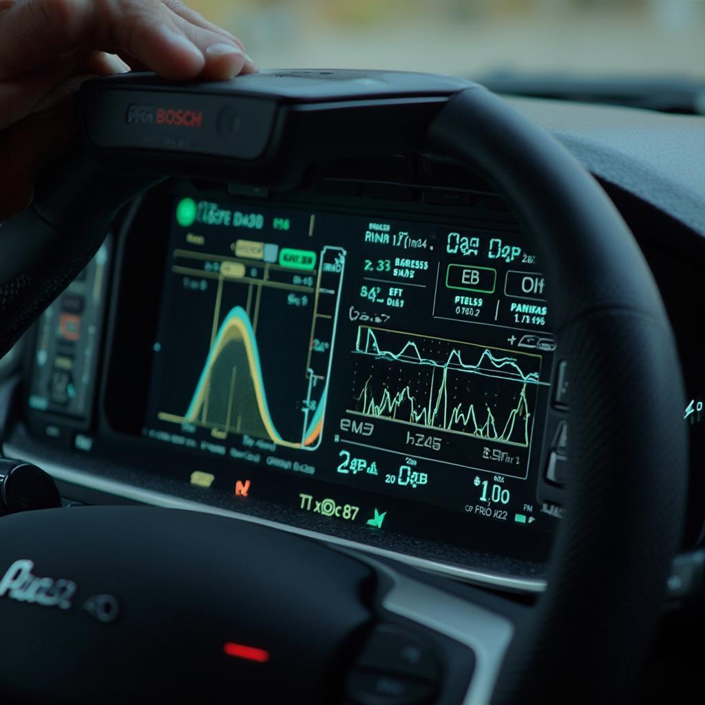 Bosch ProGrade OBD2 Live Data Display