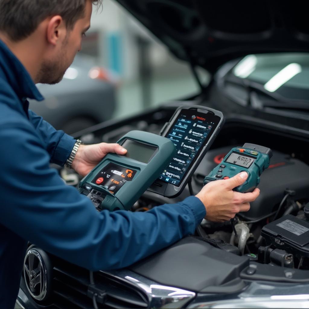 Bosch ProGrade OBD2 Scanner In Action