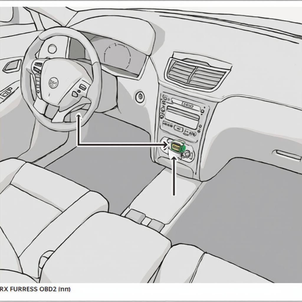 Cadillac SRX OBD2 Port Location