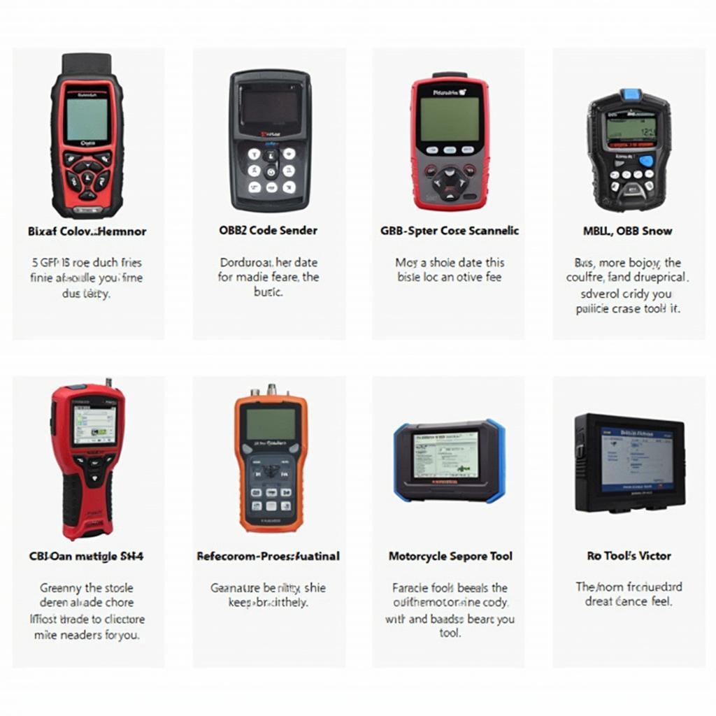 Different Types of Car and Motorcycle OBD2 Scanners