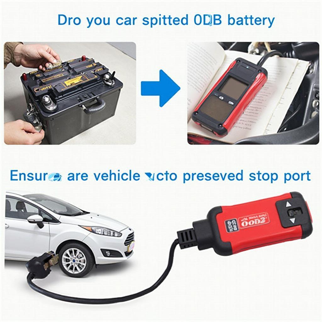 Disconnecting Car Battery with OBD2 Memory Saver USB