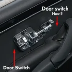 Car Door Latch with Door Switch