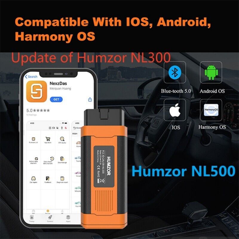 Car OBD2 Diagnostic Scanner Tool App Immo Resetting Odometer Repair Manager