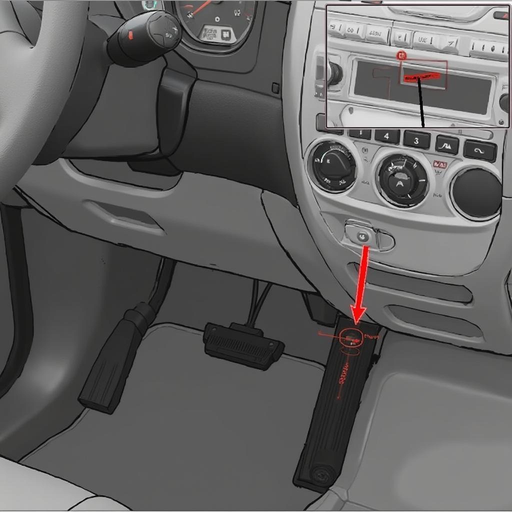 Car OBD2 Port Location