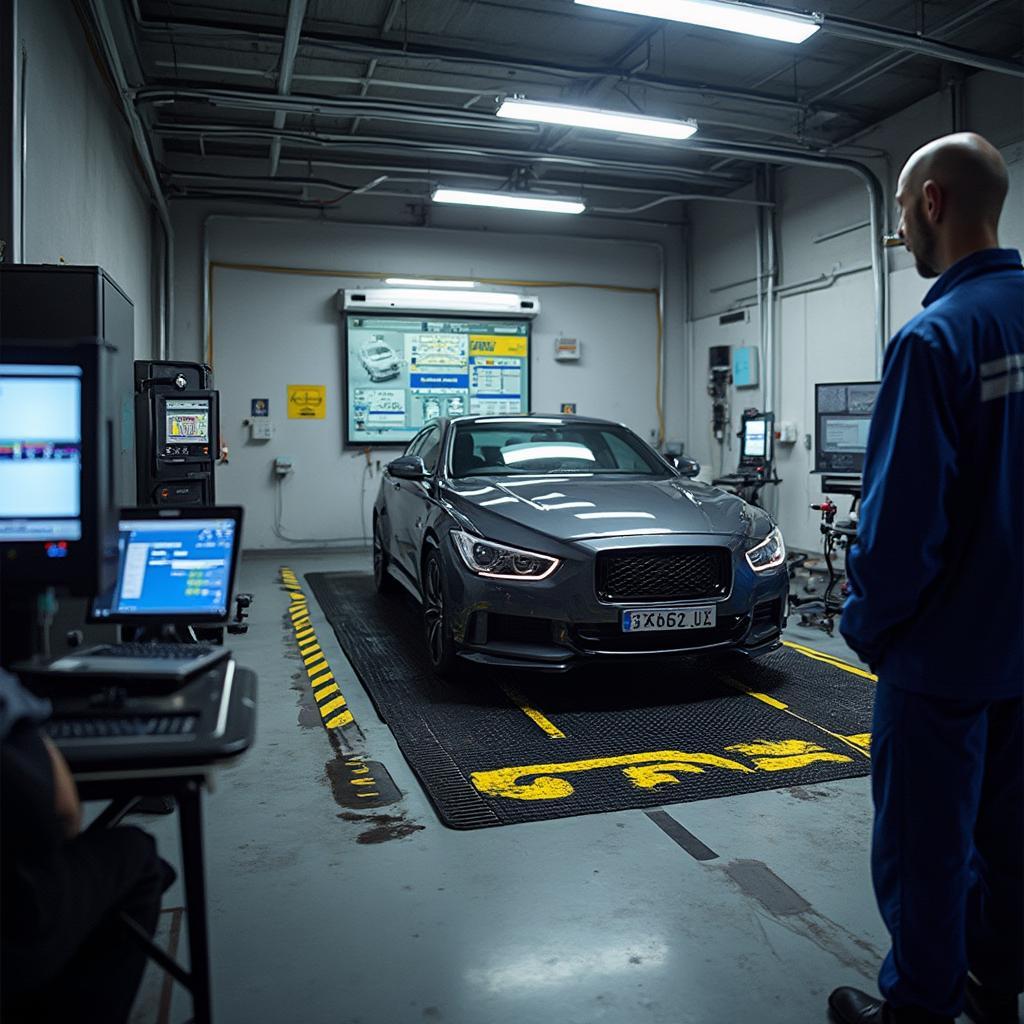 Car on Dyno after OBD2 Flash Tune