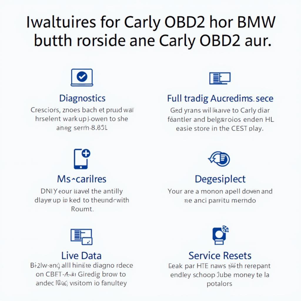 Carly OBD2 Features Overview for BMW