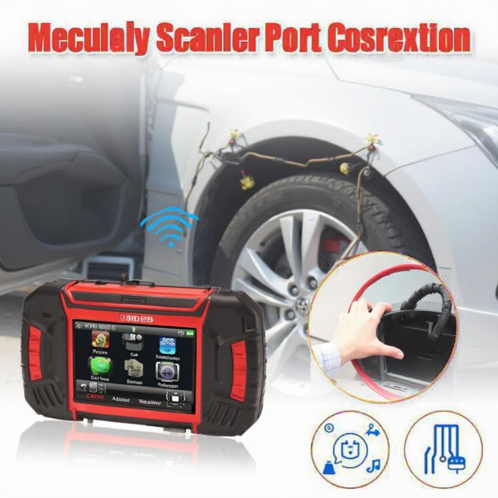 CAS804 Connected to Vehicle's OBD2 Port