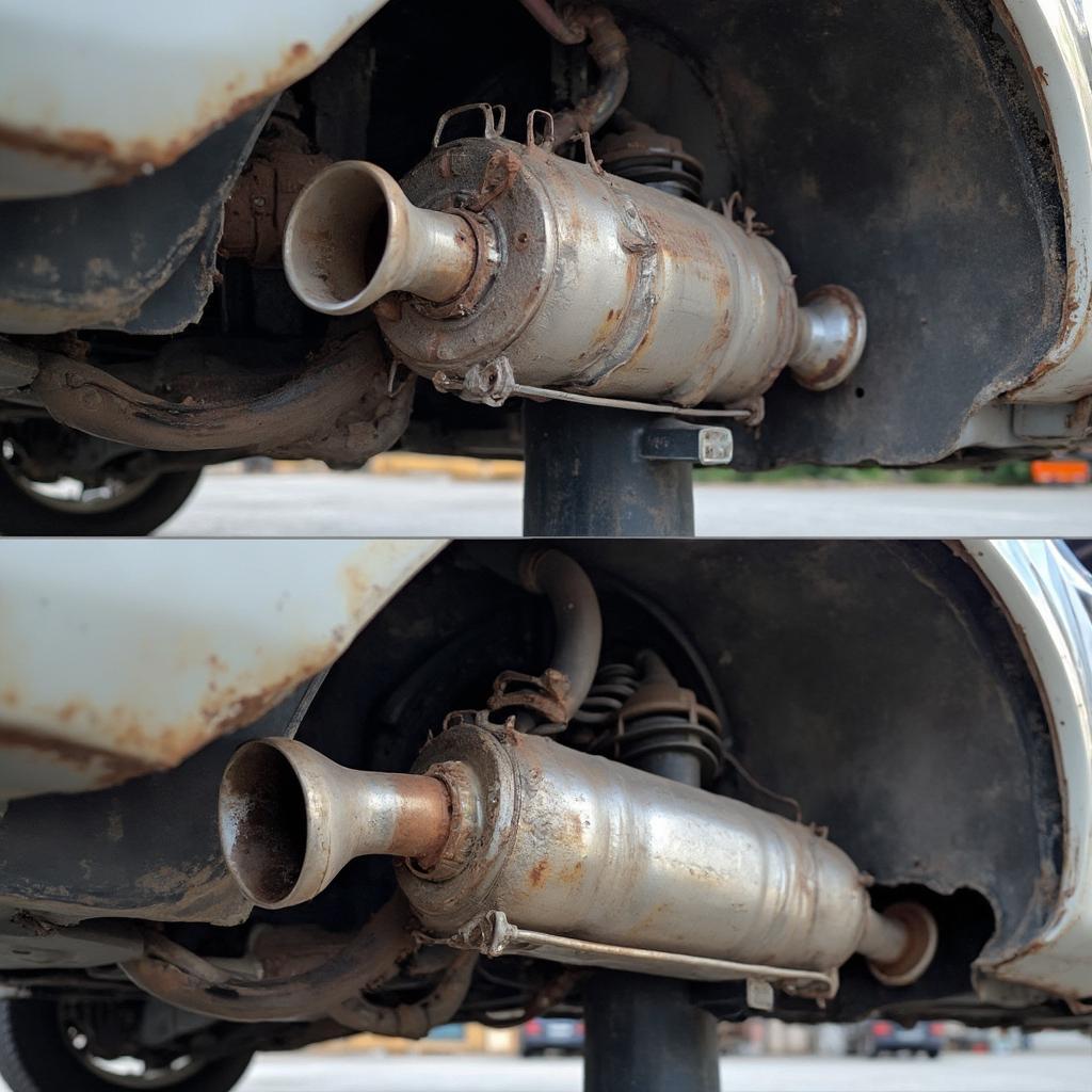 Replacing a car's catalytic converter