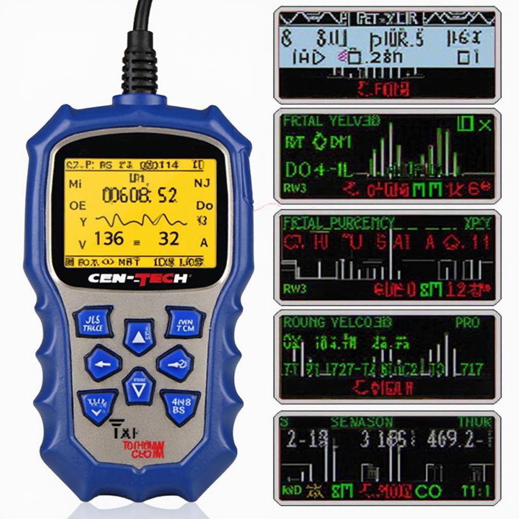 Cen-Tech OBD2 Scanner Features Display