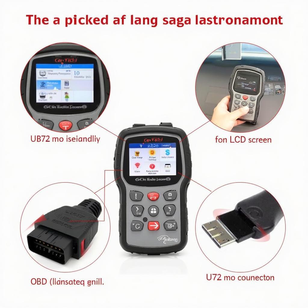 Cen-Tech OBD2 Scanner Item 98614 Features