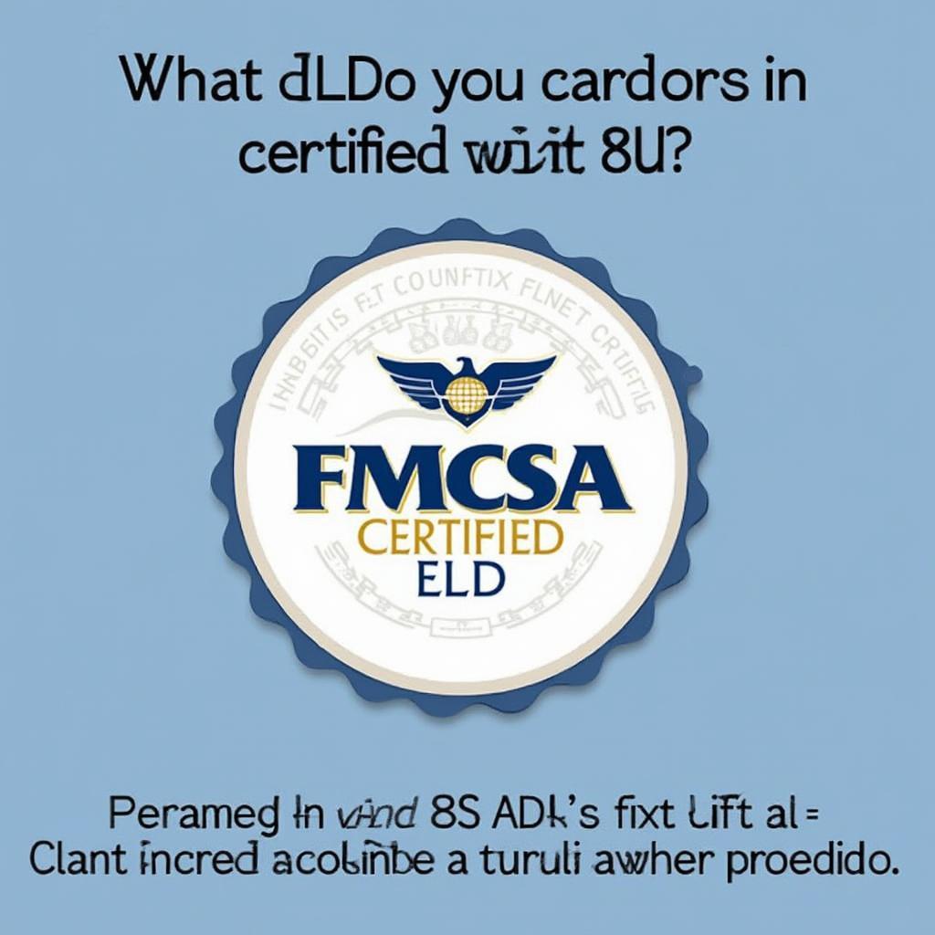 FMCSA Certified ELD Logo