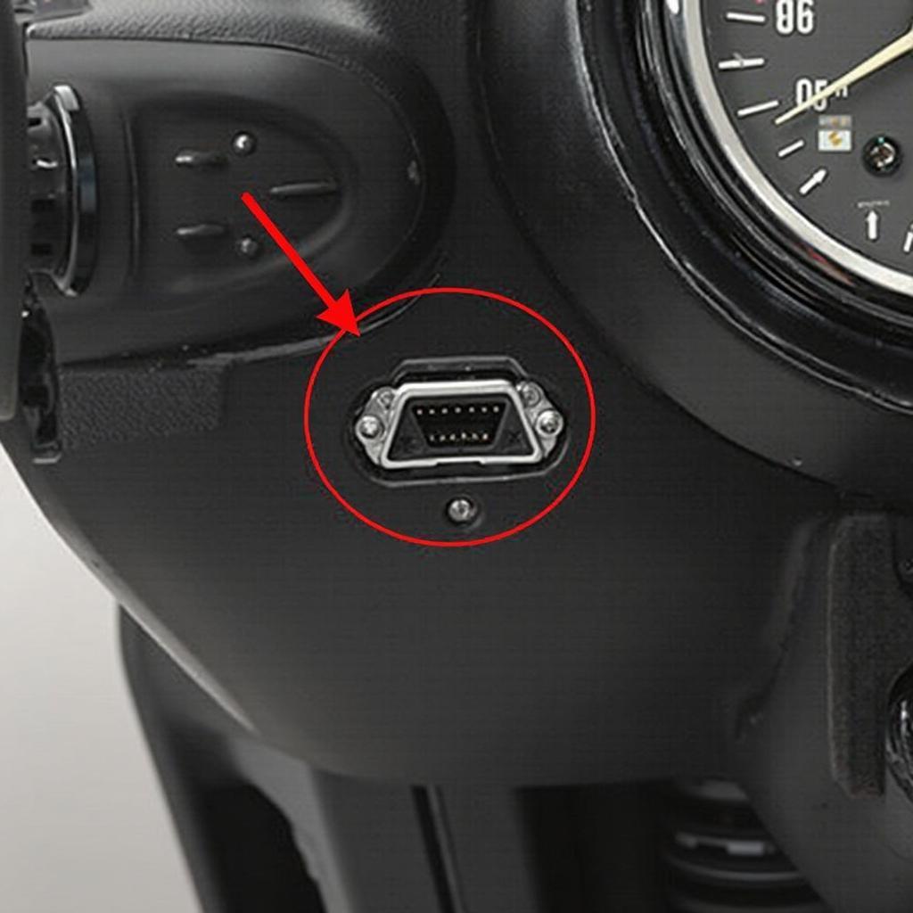 CF Moto OBD2 Port Location