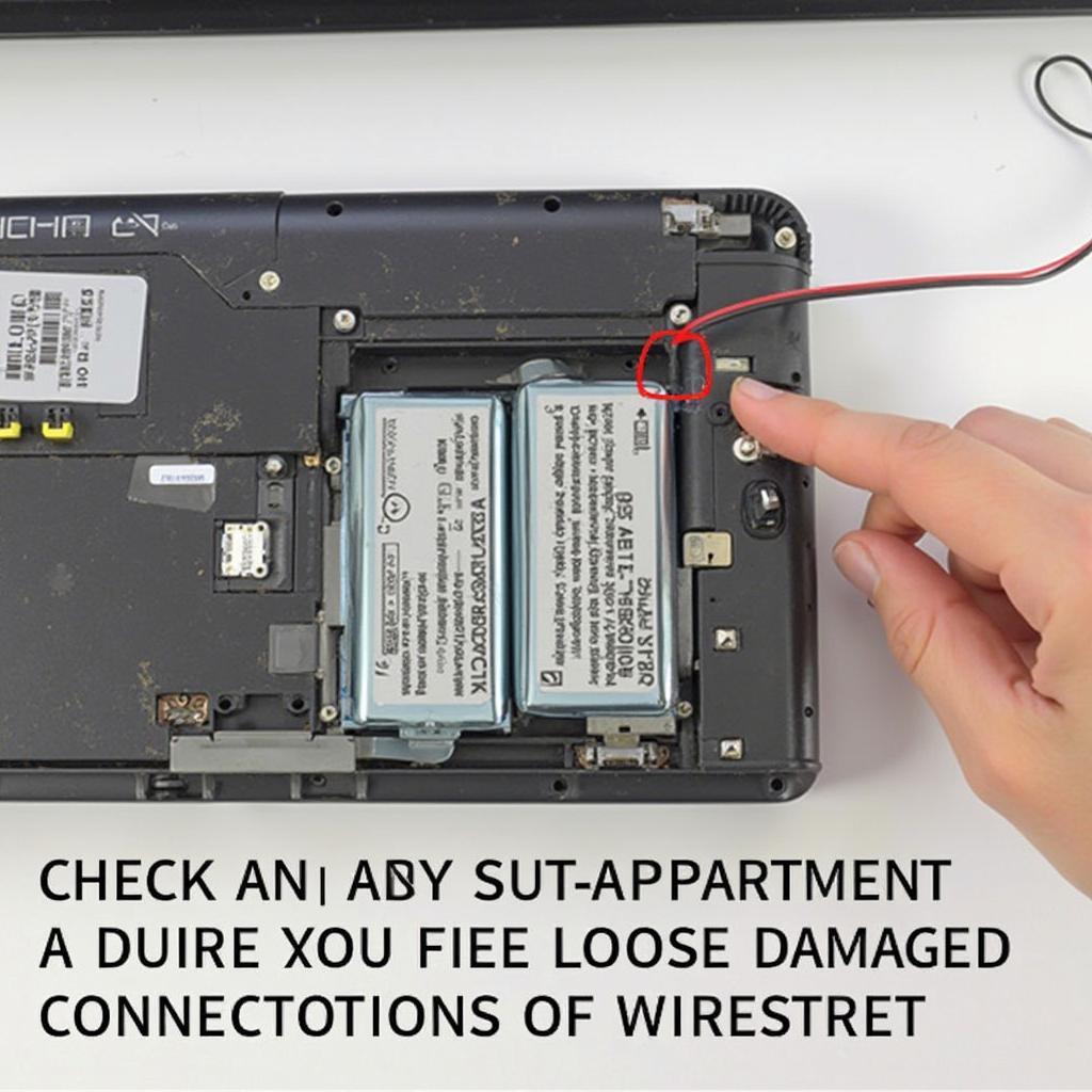 Checking Battery Compartment Connections Nexpeak NX501