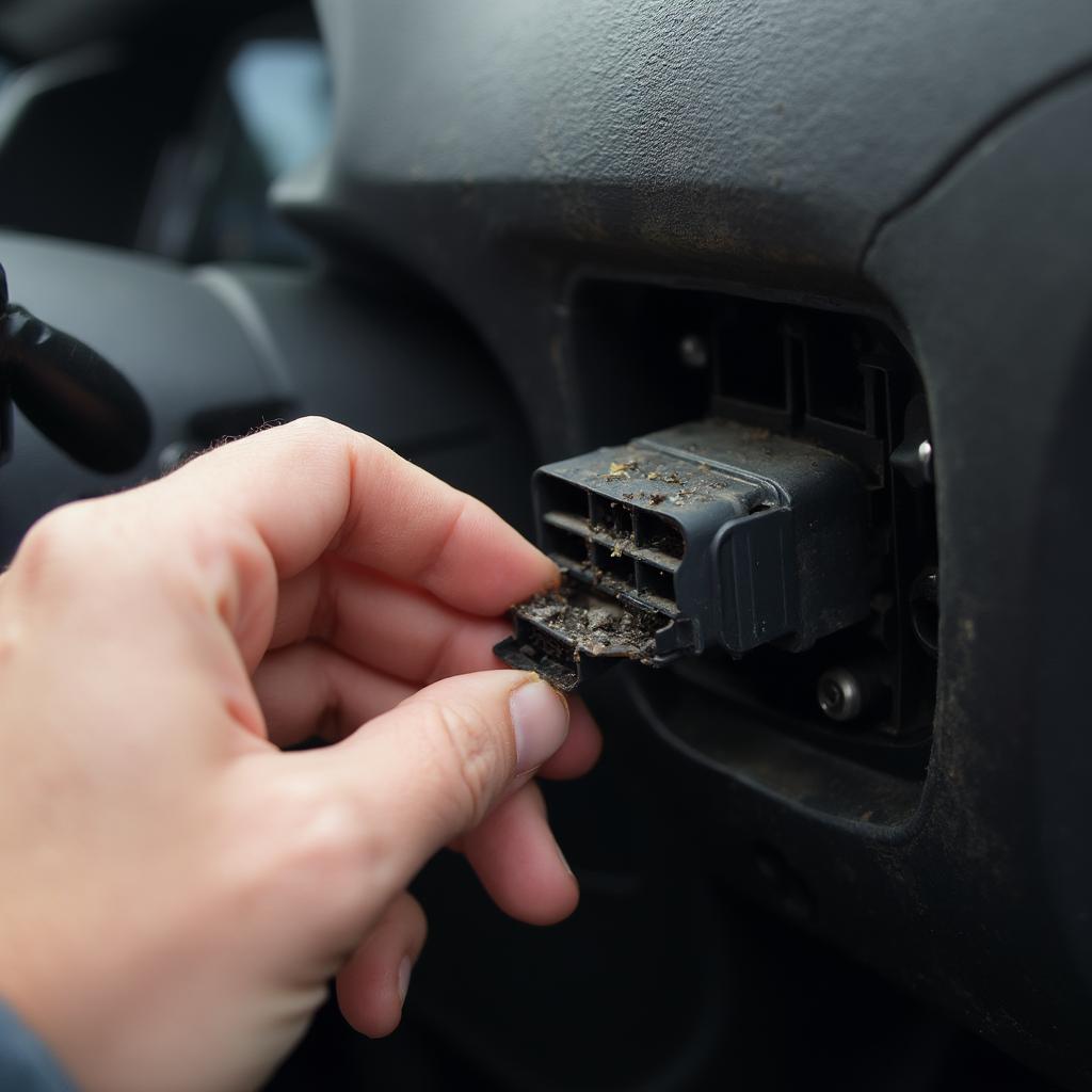 Checking Car's OBD2 Port for Damage