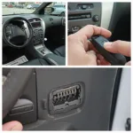 Checking OBD2 Connector for Damage in Nissan Altima