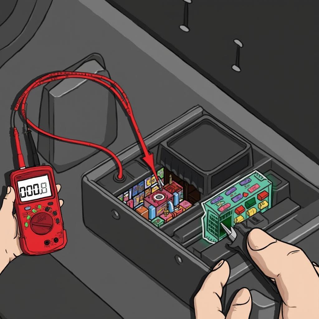 Checking OBD2 Port Fuse with Multimeter