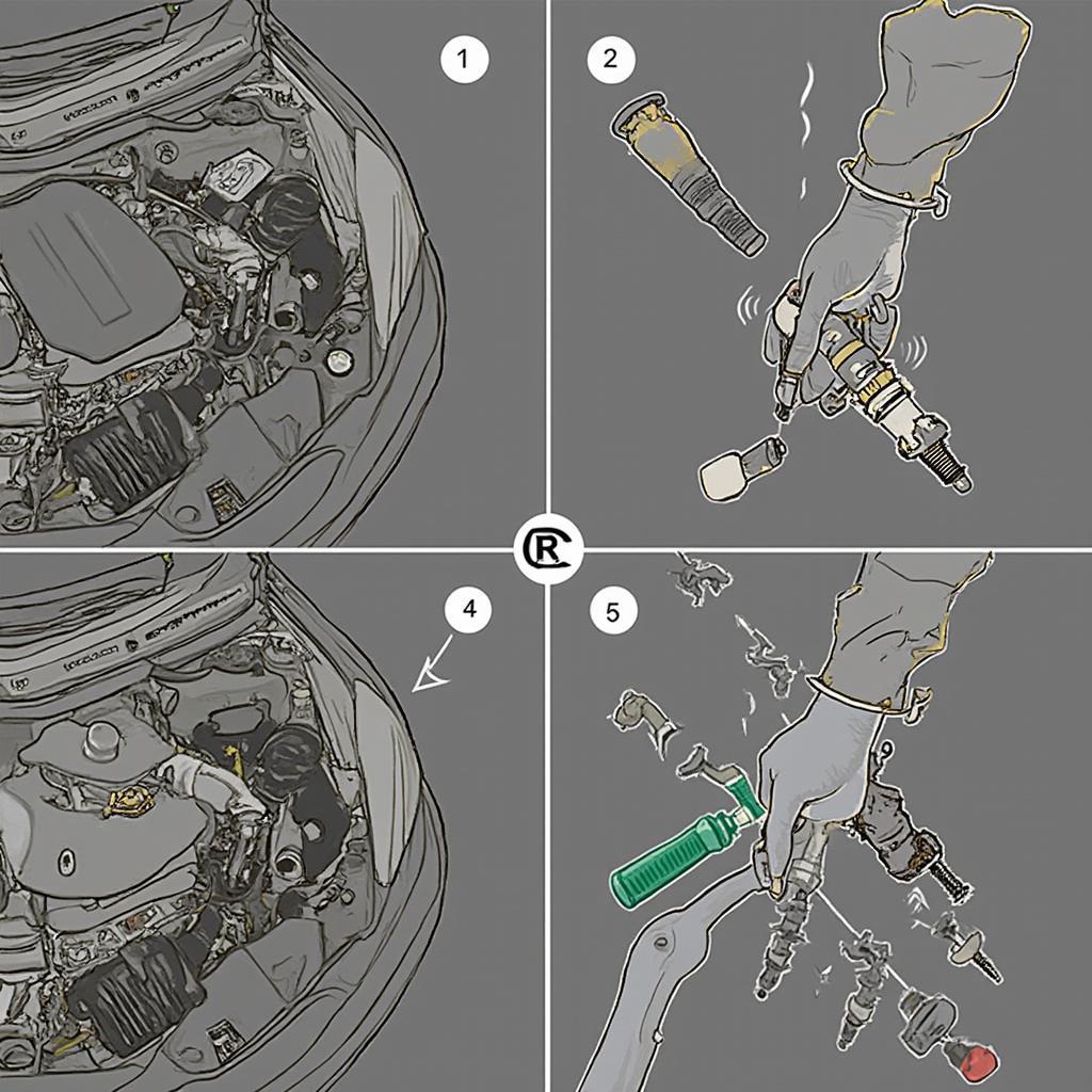 Checking Spark Plugs in a Dacia Logan