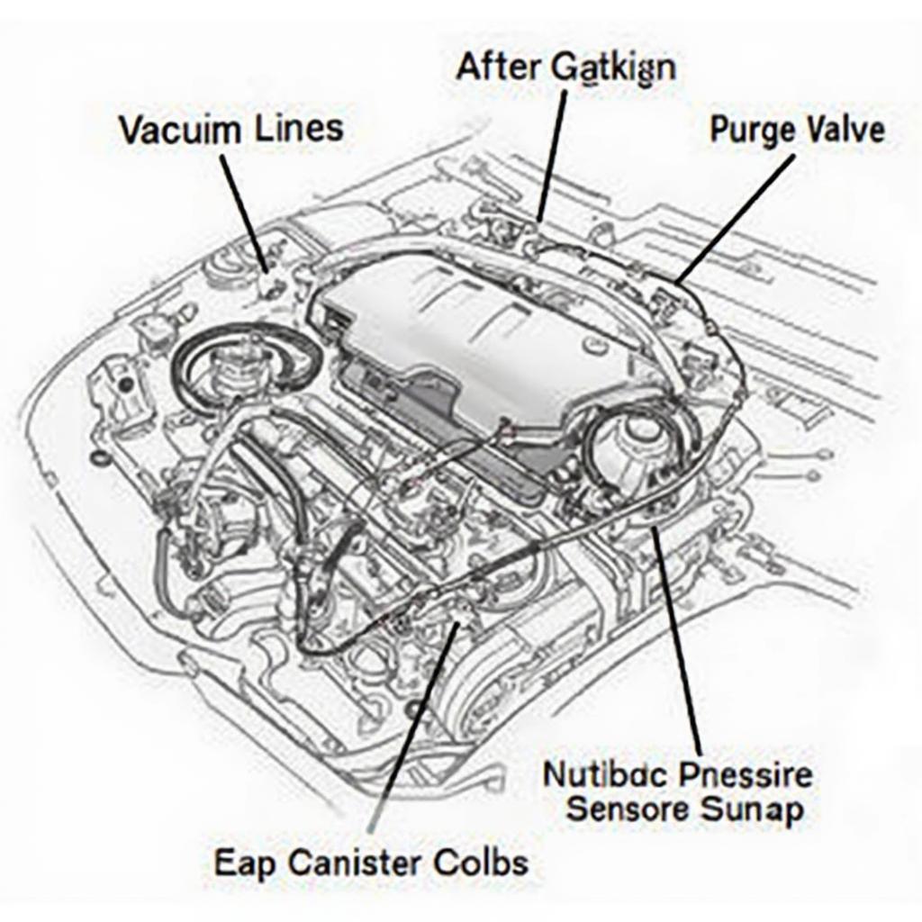 Chevrolet OBD2 Code P0496 P EVAP System Diagram