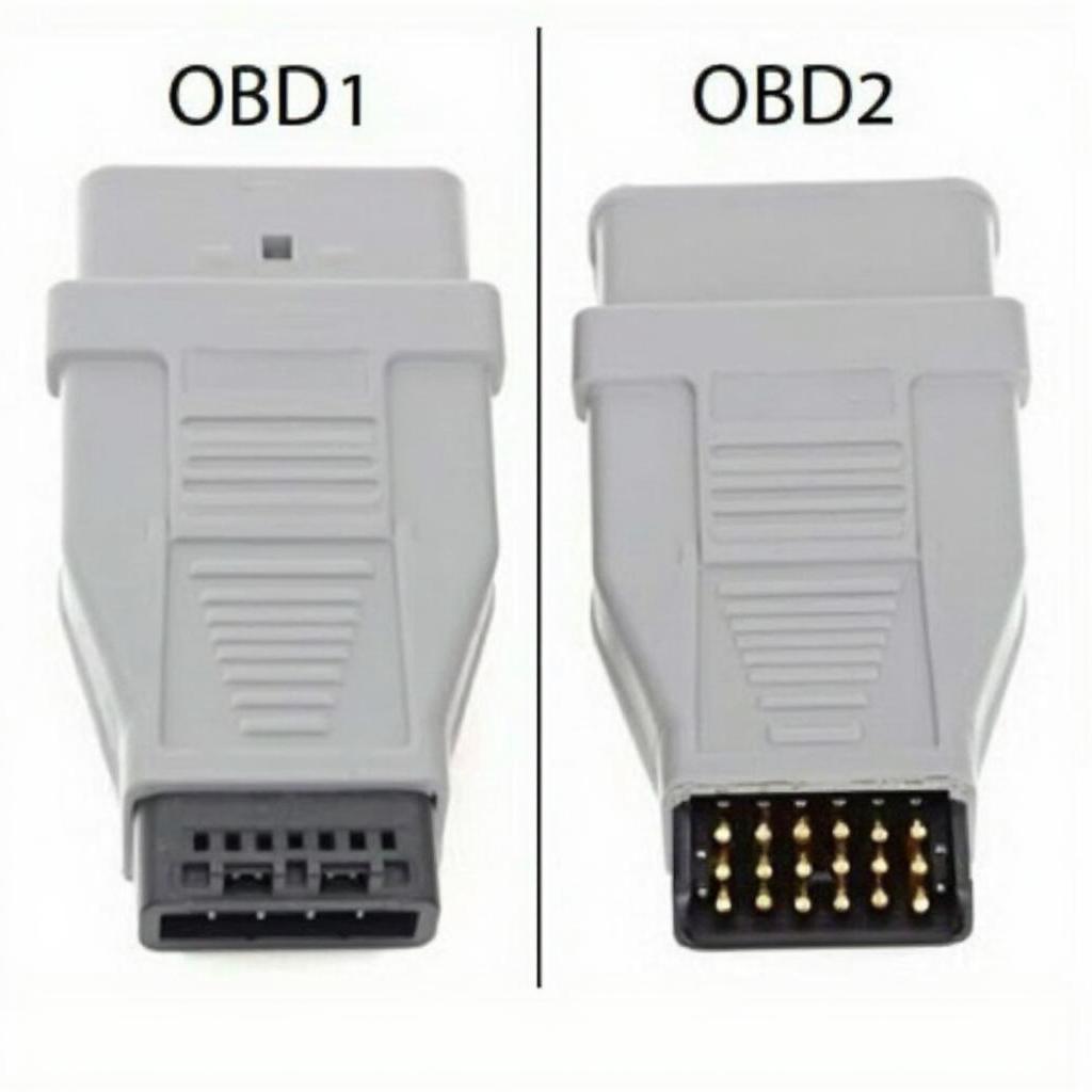 Comparison of Chevy OBD1 and OBD2 Connectors