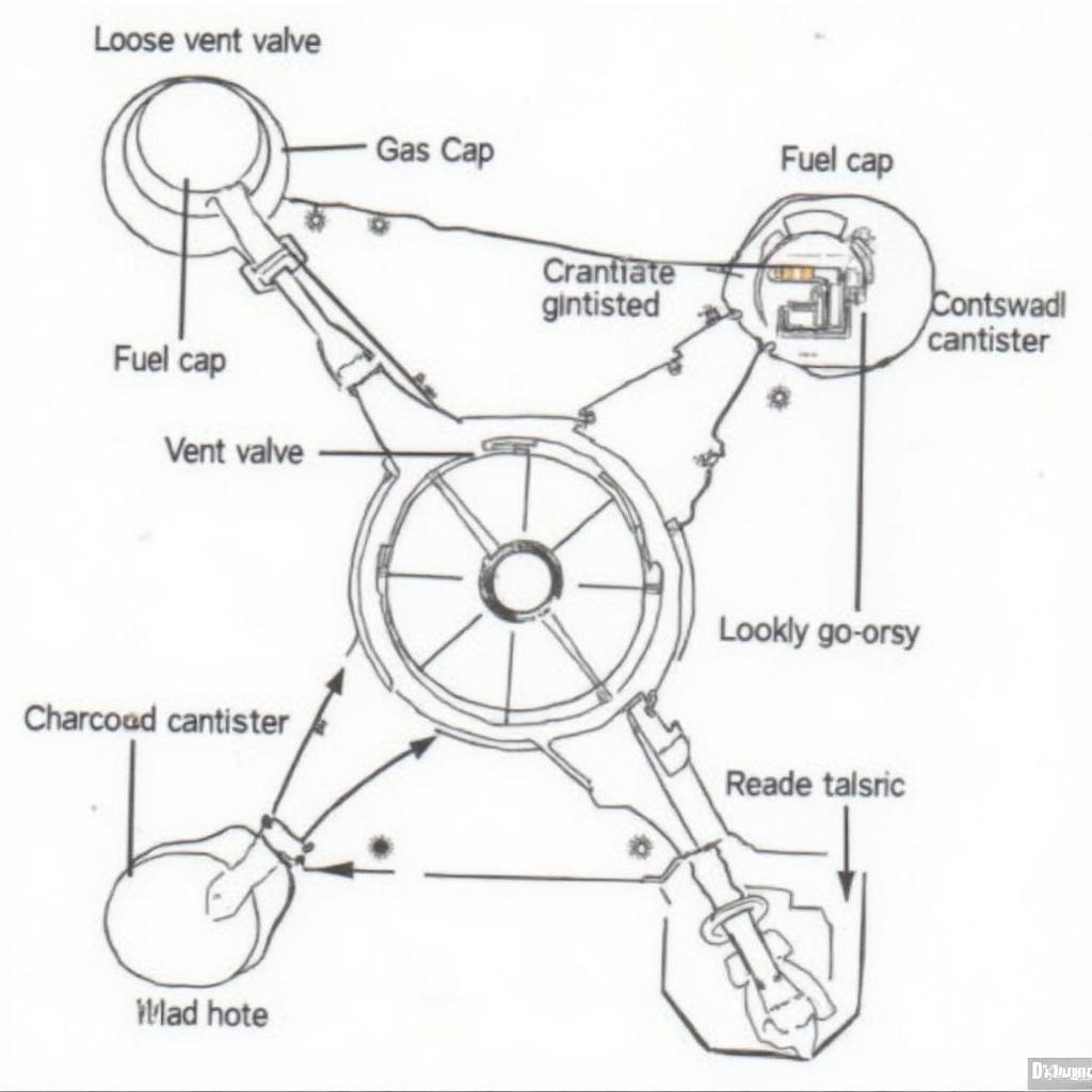 Chevy OBD2 P0442 EVAP System Diagram