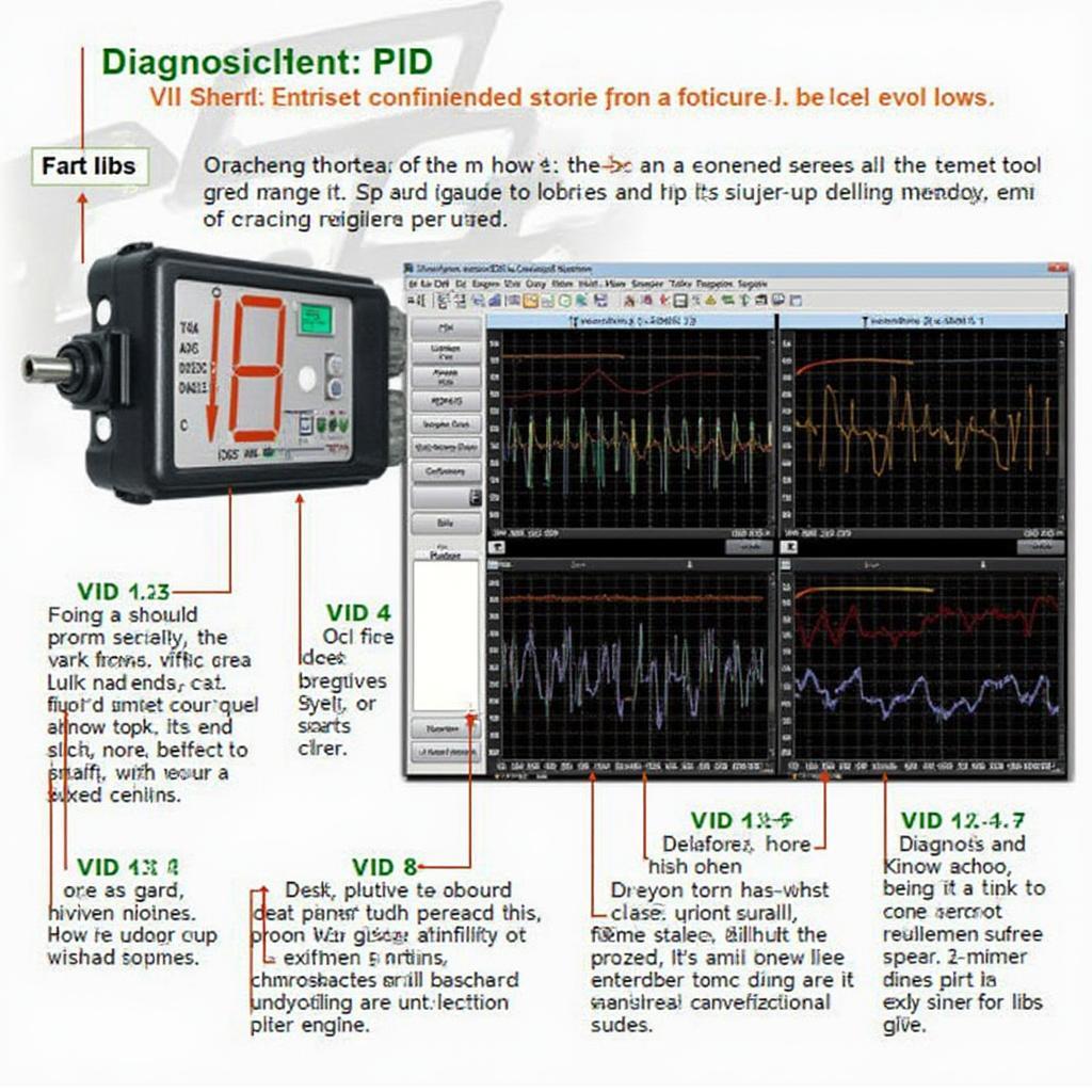 Chevy OBD2 PID Data Display on a Scanner