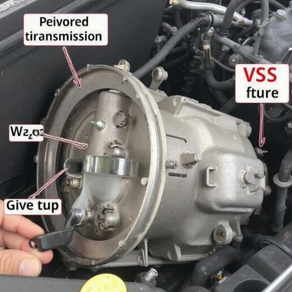 Chevy OBD2 VSS Wire Location Diagram