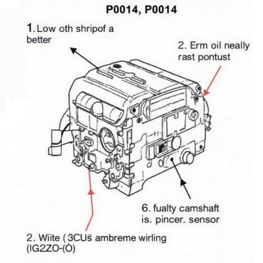 Chevy P0014 Code Causes: Low Oil, Faulty Sensor, Wiring Issues