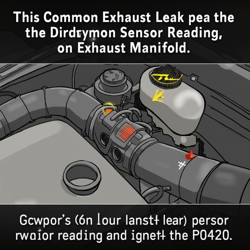 Chevy P0420 Exhaust Leak Example