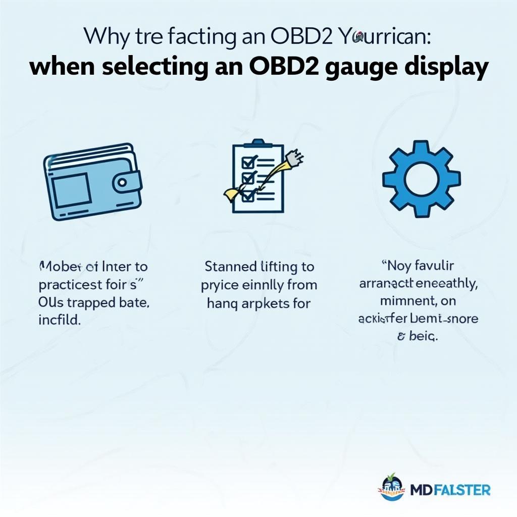 Factors to Consider When Choosing an OBD2 Gauge Display