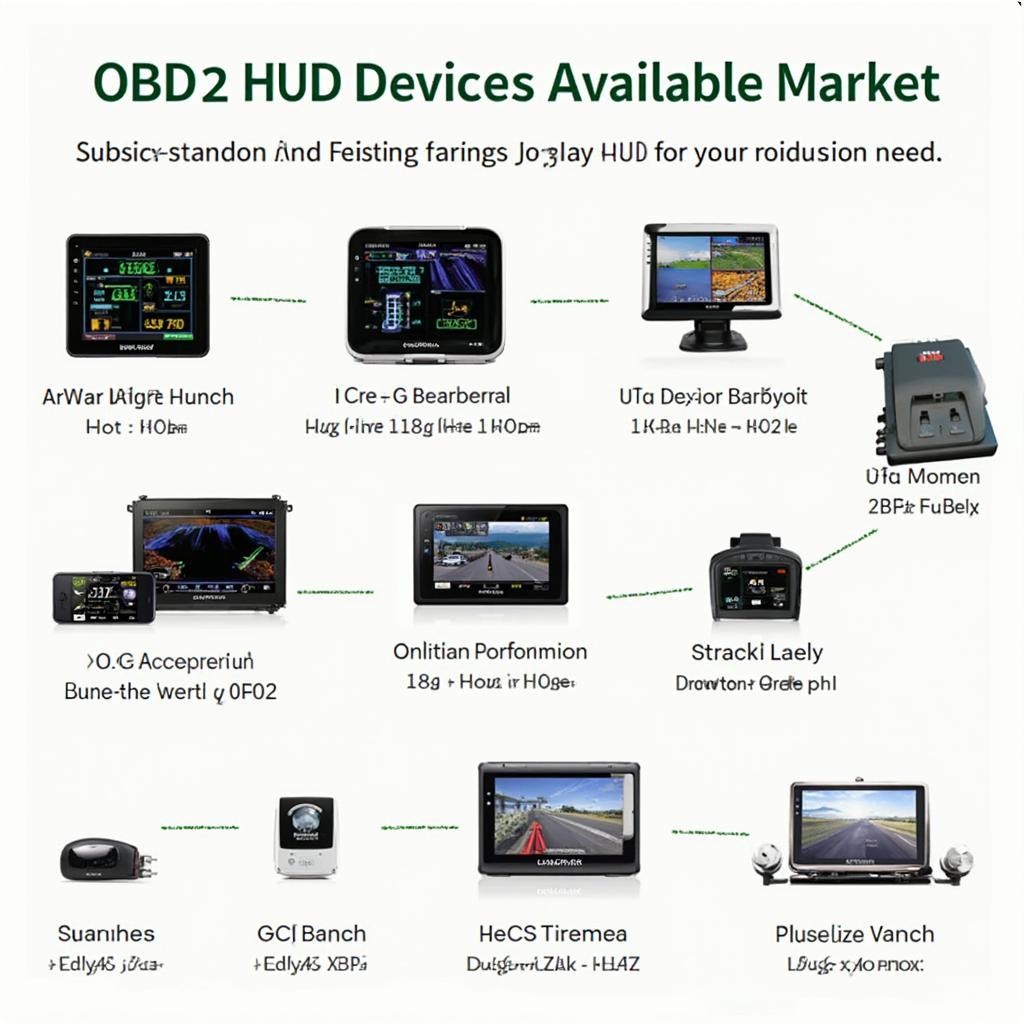 Different OBD2 HUD Options