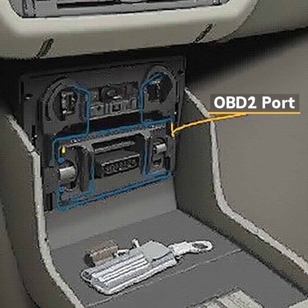 Chrysler 300 OBD2 Port Location