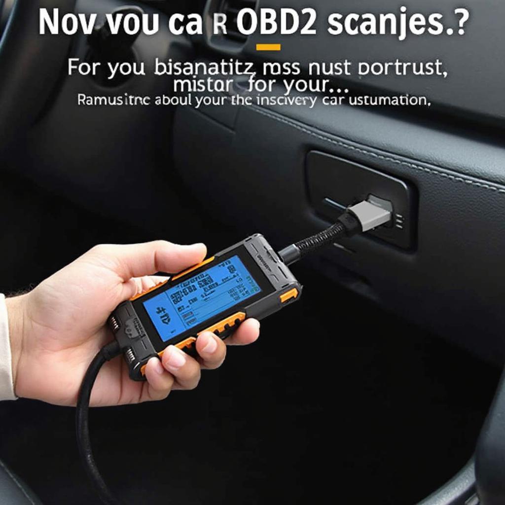 Clearing Car Computer Data with OBD2 Scanner