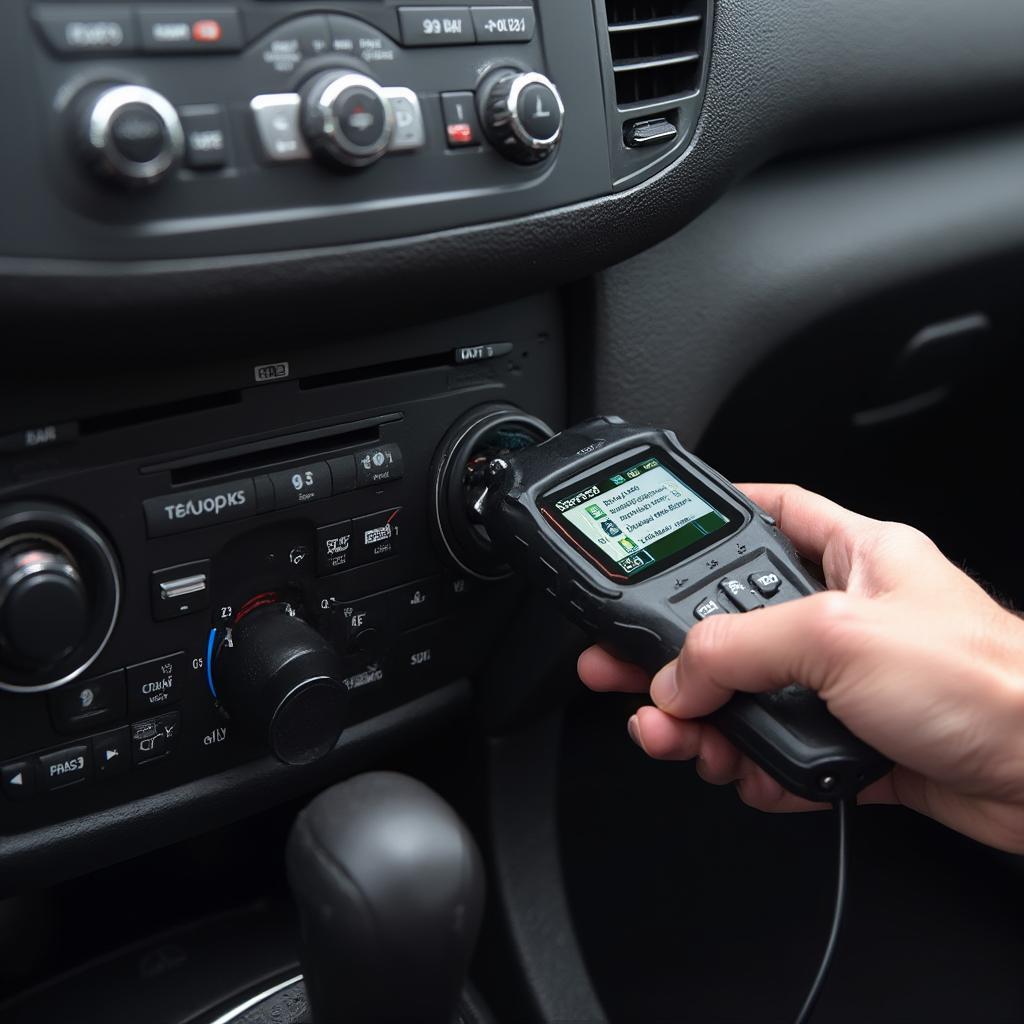 Clearing Trouble Codes Using an OBD2 Scanner