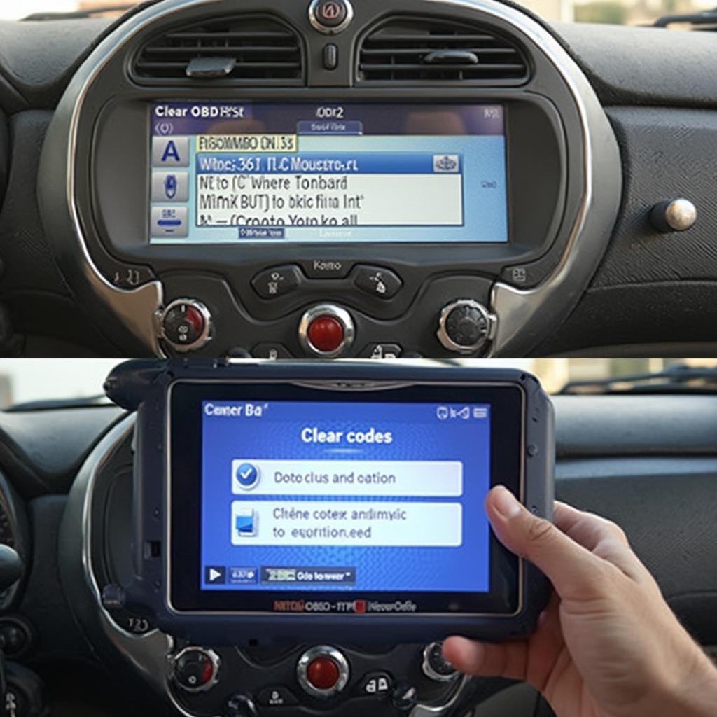 Clearing OBD2 Codes on a Fiat 500